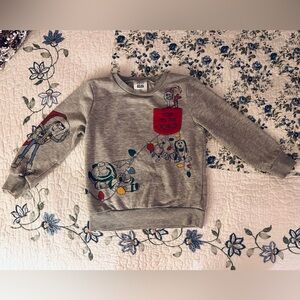 Disney Gray Sweatshirt with Toy Story Characters